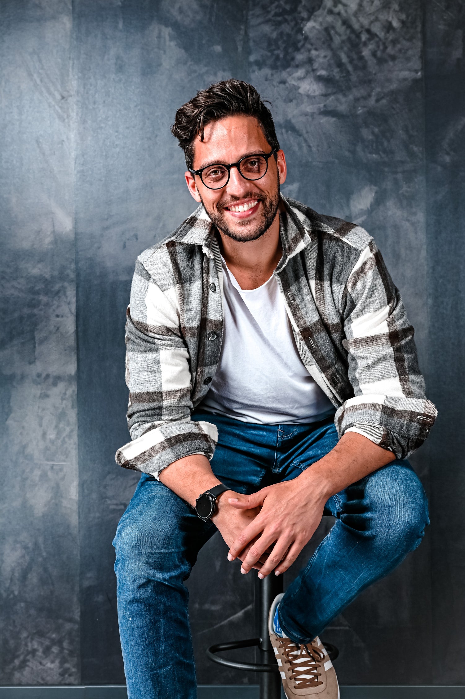 Bild vom Gründer & Designer (David) der Fili Papeterie