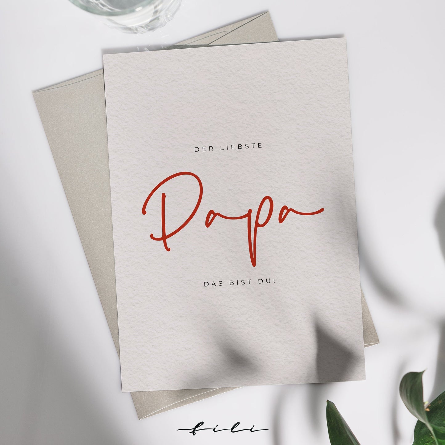 Grußkarten Vatertag "Der Liebste" | Klappkarte oder Postkarte